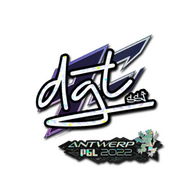 Sticker | dgt (Glitter) | Antwerp 2022