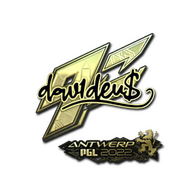 Sticker | dav1d (Gold) | Antwerp 2022