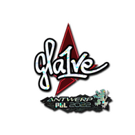 Sticker | gla1ve (Glitter) | Antwerp 2022