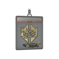 Sticker Slab | fnx (Gold) | Antwerp 2022