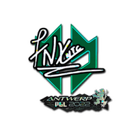 Sticker | fnx (Glitter) | Antwerp 2022