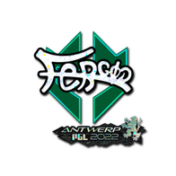 Sticker | fer (Glitter) | Antwerp 2022