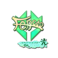Sticker | fer (Holo) | Antwerp 2022
