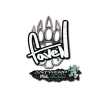 Sticker | faveN (Glitter) | Antwerp 2022