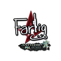 Sticker | Farlig (Glitter) | Antwerp 2022