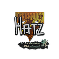 Sticker | hatz | Antwerp 2022