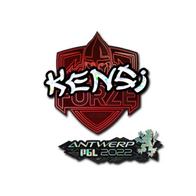 Sticker | KENSi (Glitter) | Antwerp 2022