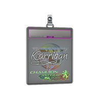Sticker Slab | karrigan (Holo, Champion) | Antwerp 2022