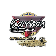 Sticker | karrigan (Champion) | Antwerp 2022