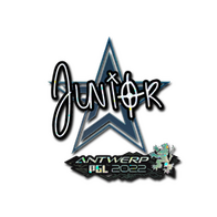 Sticker | junior (Glitter) | Antwerp 2022