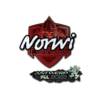 Sticker | Norwi (Glitter) | Antwerp 2022