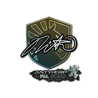 Sticker | nitr0 (Glitter) | Antwerp 2022