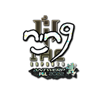 Sticker | nin9 (Glitter) | Antwerp 2022