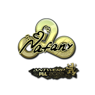 Sticker | nafany (Gold) | Antwerp 2022