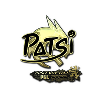 Sticker | Patsi (Gold) | Antwerp 2022