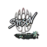 Sticker | syrsoN (Glitter) | Antwerp 2022
