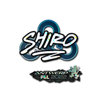 Sticker | sh1ro (Glitter) | Antwerp 2022