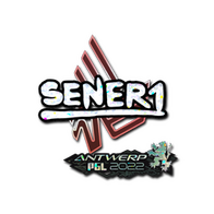 Sticker | SENER1 (Glitter) | Antwerp 2022