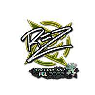 Sticker | REZ (Glitter) | Antwerp 2022