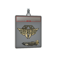 Sticker Slab | refrezh (Gold) | Antwerp 2022