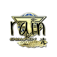 Sticker | rain (Gold, Champion) | Antwerp 2022