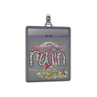 Sticker Slab | rain (Glitter, Champion) | Antwerp 2022