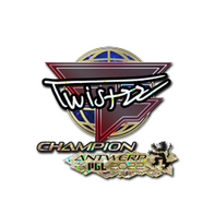 Sticker | Twistzz (Glitter, Champion) | Antwerp 2022