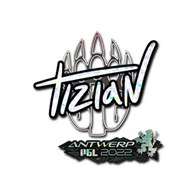 Sticker | tiziaN (Glitter) | Antwerp 2022