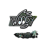 Sticker | WOOD7 (Glitter) | Antwerp 2022