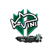 Sticker | VINI (Glitter) | Antwerp 2022