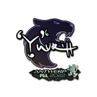 Sticker | yuurih (Glitter) | Antwerp 2022
