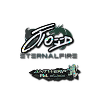 Sticker | xfl0ud (Glitter) | Antwerp 2022