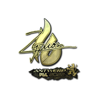 Sticker | Zyphon (Gold) | Antwerp 2022