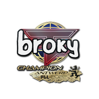 Sticker | broky (Champion) | Antwerp 2022