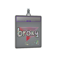 Sticker Slab | broky (Glitter) | Antwerp 2022