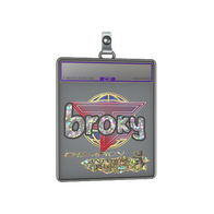 Sticker Slab | broky (Glitter, Champion) | Antwerp 2022