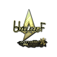 Sticker | blameF (Gold) | Antwerp 2022