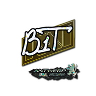 Sticker | b1t (Glitter) | Antwerp 2022