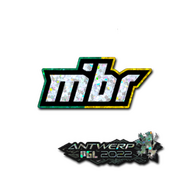 Sticker | MIBR (Glitter) | Antwerp 2022