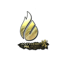 Sticker | Copenhagen Flames (Gold) | Antwerp 2022