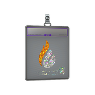 Sticker Slab | Copenhagen Flames (Glitter) | Antwerp 2022