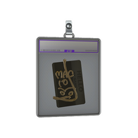 Sticker Slab | Hello MAC-10 (Gold)