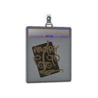 Sticker Slab | Hello P90 (Gold)