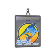 Sticker Slab | Ocean Sunset Stabbyfish