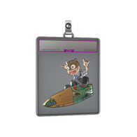 Sticker Slab | Fire Serpent Surf K (Foil)