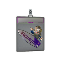 Sticker Slab | Akihabara Accept Surf Ava (Foil)