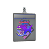 Sticker Slab | Purple Jaggyfish