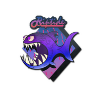 Sticker | Purple Jaggyfish
