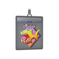 Sticker Slab | Yellow Jaggyfish