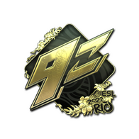 Sticker | 9z Team (Gold) | Rio 2022